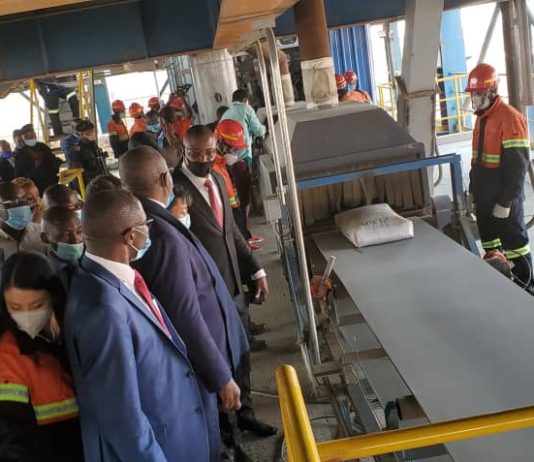 Kolwezi : le groupe chinois Zijin lance son usine de production du ciment, d’une capacité de 800.000 tonnes/an