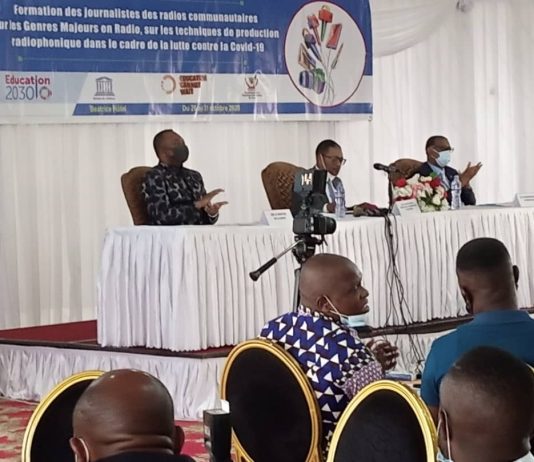 RDC-lutte contre la covid-19: l’Unesco forme les journalistes des médias communautaires