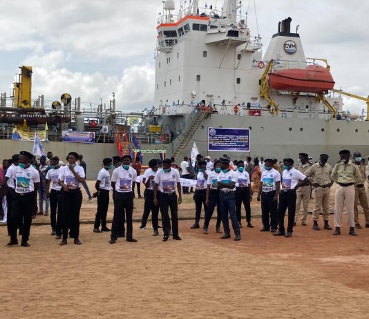 Boma: l’acquisition de la nouvelle drague de la CVM suscite espoir des agents qui totalisent 30 mois d’arriérés de salaire