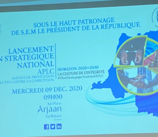 RDC : l’APLC lance le plan stratégique de lutte contre la corruption