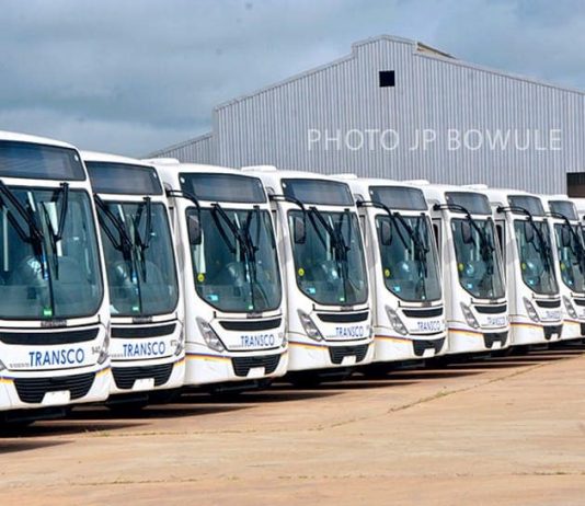 RDC: Transco totalise 440 bus, après réception à Boma par le gouvernement du dernier lot de 110 bus