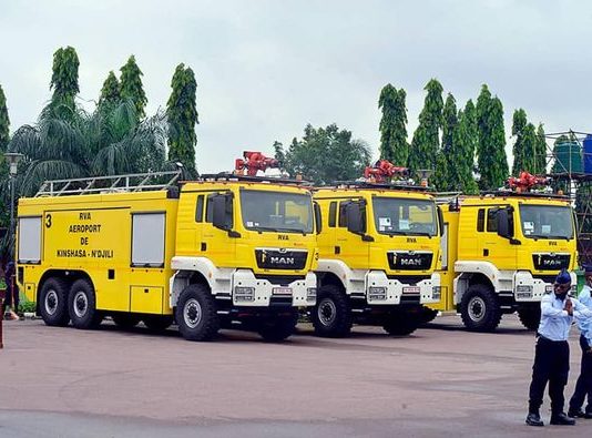 RDC: la RVA dotée des nouveaux camions anti-incendie