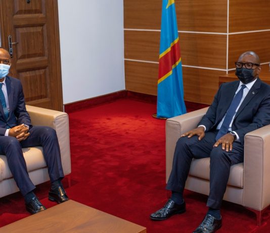 RDC: Sama Lukonde passe en revue les pistes de collaboration avec le Représentant Résident du PNUD