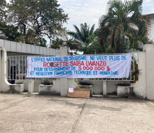 Tourisme-réhabilitation de rosette saiba à l’ONT: l’intersyndicale donne 24 heures au ministre Yves Bunkulu de revenir à sa décision