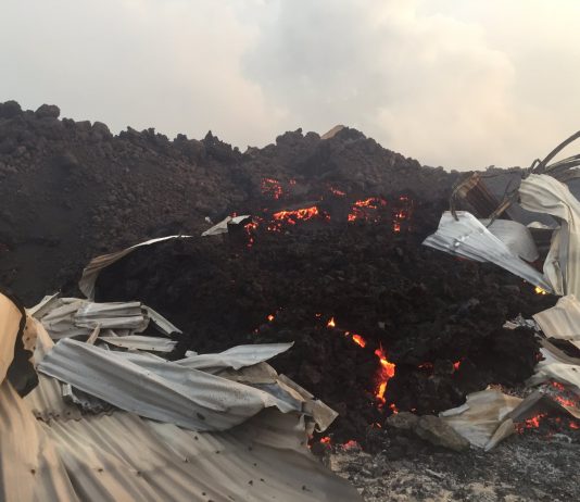 Nord-Kivu: la route Goma-Rutshuru coupée par les laves volcaniques