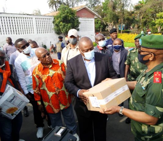 Nord-Kivu: des tonnes des médicaments et des vivres pour les sinistrés de l’éruption volcanique du Nyiragongo