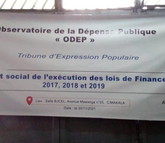 RDC: Odep sensibilise la population sur l’impact social de l’exécution des lois de finances 2017-2019