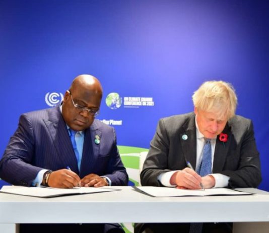 Cop 26: le Royaume-Uni appelé à travailler pour concrétiser le décaissement de 500 millions $ promis à la RDC