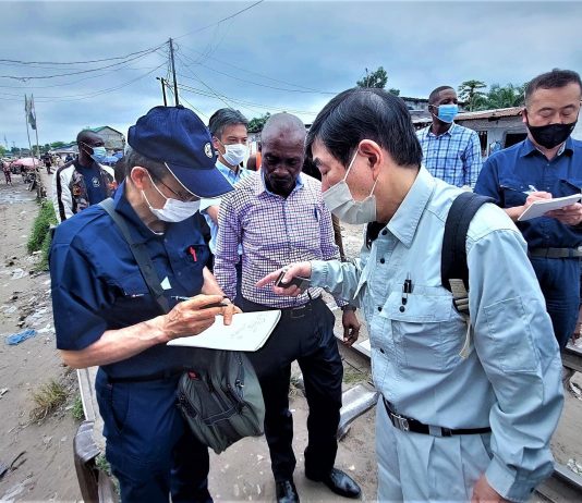 Kinshasa : des experts japonais en mission d’étude pour réhabiliter la ligne du chemin de fer gare centrale-Aéroport de N’djili