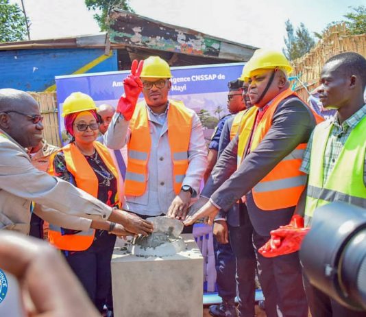 Mbuji-Mayi: lancement des travaux de construction du bâtiment de la caisse nationale de sécurité sociale des agents publics