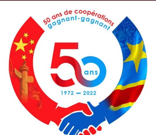 RDC : zhu jing prime les participants à la conception du logo du cinquantenaire de normalisation des relations diplomatiques RDC-chine