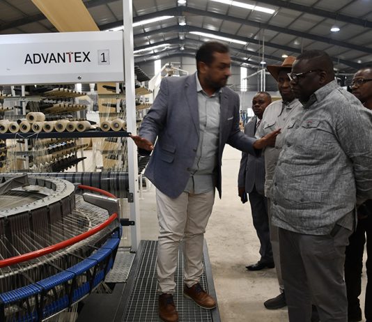 Le Directeur Général intérimaire Jean Kalenga a visité la société BAGS&SACS installée dans la province du Kongo Central