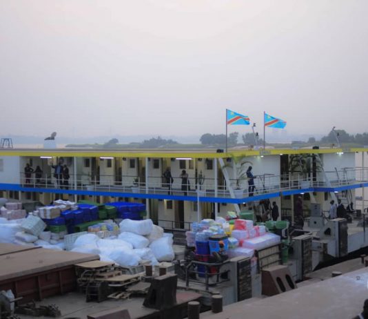 Préparatifs Cop27: deux barges de la SCTP rénovées pour servir des logements flottants aux scientifiques attendus en RDC