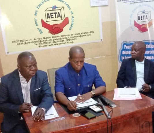 RDC: AETA appelle la CENI à rendre public le budget des opérations électorales