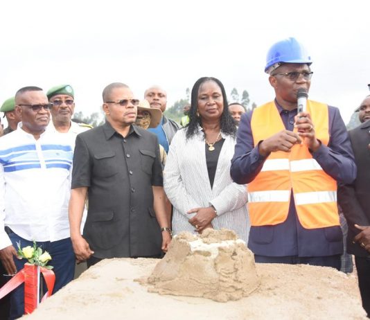 Nord-Kivu: pose de la première pierre du Guichet Unique de la Zone Économique Spéciale de Musienene