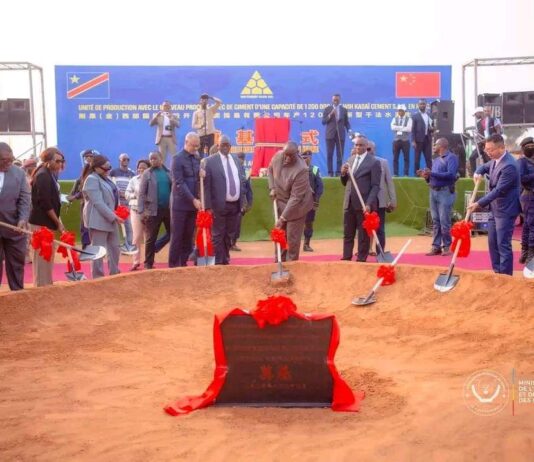RDC: lancement de travaux de construction d’une cimenterie à Katanda au Kasaï Oriental