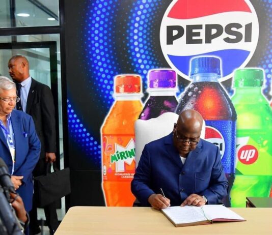 RDC: une usine de pepsi inaugurée dans la zone économique de maluku à l’est de Kinshasa