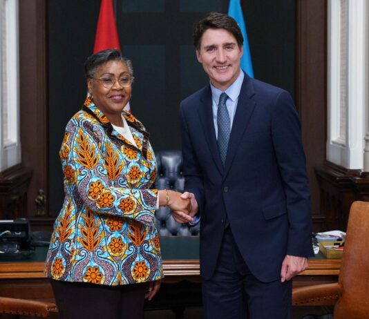 RDC: Judith Suminwa et Justin Trudeau mutualisent les efforts pour plus d’investissement, partenariat entre les deux pays