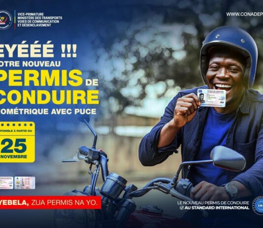 RDC: le gouvernement lance la délivrance du permis de conduire biométrique avec puce