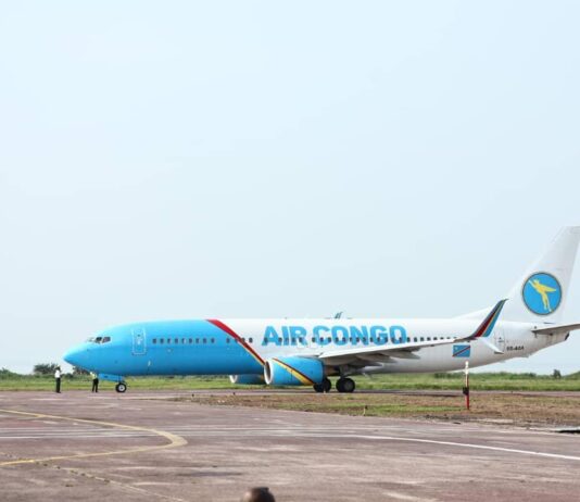 RDC: la compagnie Air Congo a lancé son vol inaugural à l’aéroport International de Ndjili