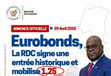RDC : entrée historique sur les marchés financiers internationaux avec un Eurobond de 1,25 milliard USD